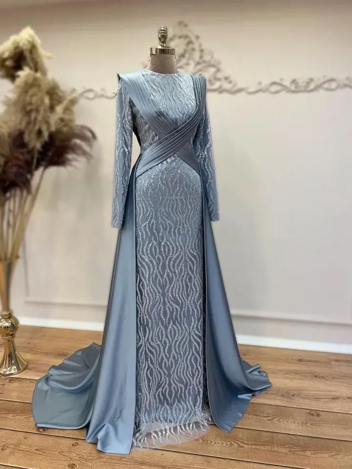 AHUNARE HIJAB - Wedding Dress, Muslim Evening Gown, Nikah, Islamic Wedding, Engagement, Bridesmaid