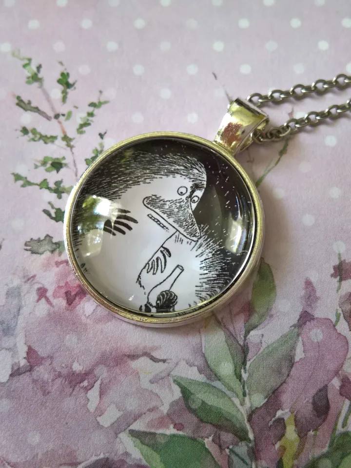Groke pendant Moomin necklace