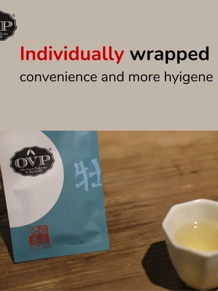 White Tea PEONY FAIRY™ Bai Mu Dan 1823 mini tea bricks 12s 72g