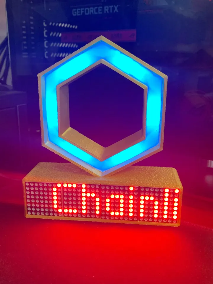 CHAINLINK Crypto Coin Price Ticker Display