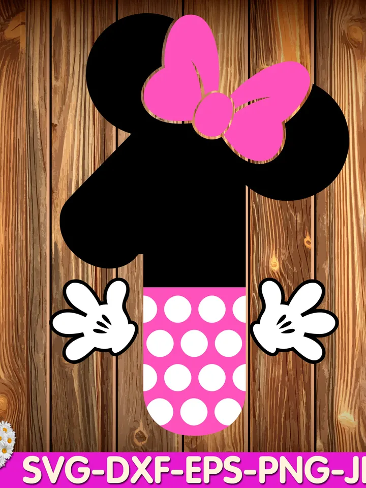 Mouse Number One Cute mouse Birthday Oh Toodles Girls number one digital design Cricut svg dxf eps png ipg pdf cut file