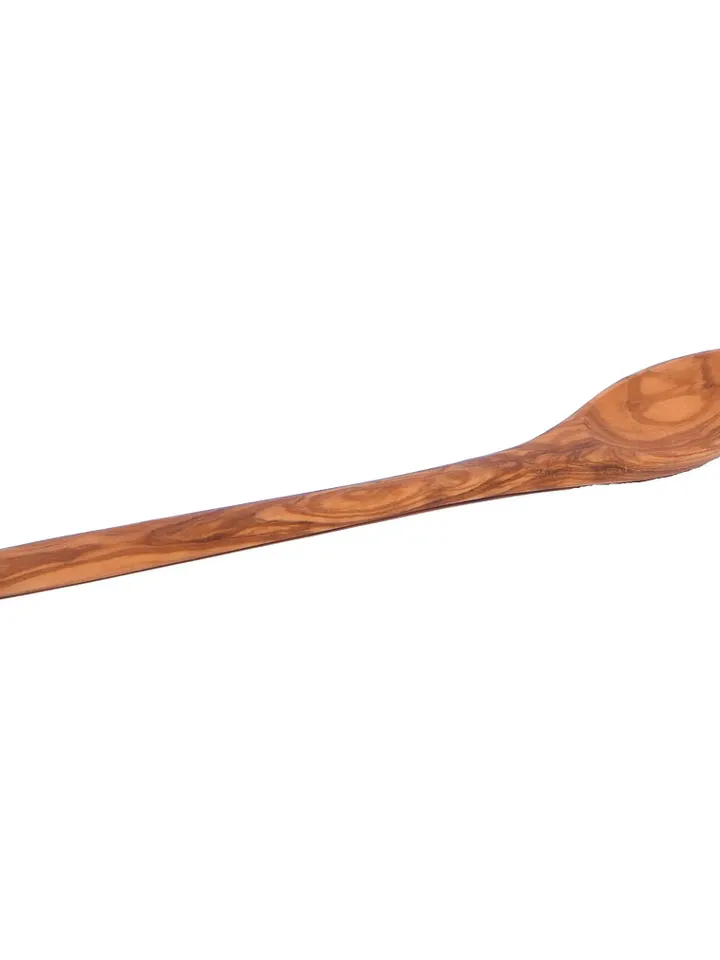 Olive Wood Soup Spoon 23.00 cm / 9.06" - Beautiful wooden Spoon. Handmade Gifts / Bridal shower / must have in kitchen / Olive Wood Spoon