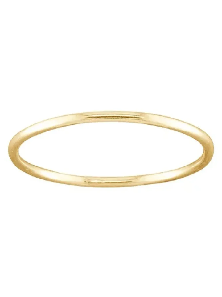 Thin Gold Toe Ring 14k · 14k gold filled toe ring · Stacking Toe Ring · 1mm thin Minimalist Toe Ring