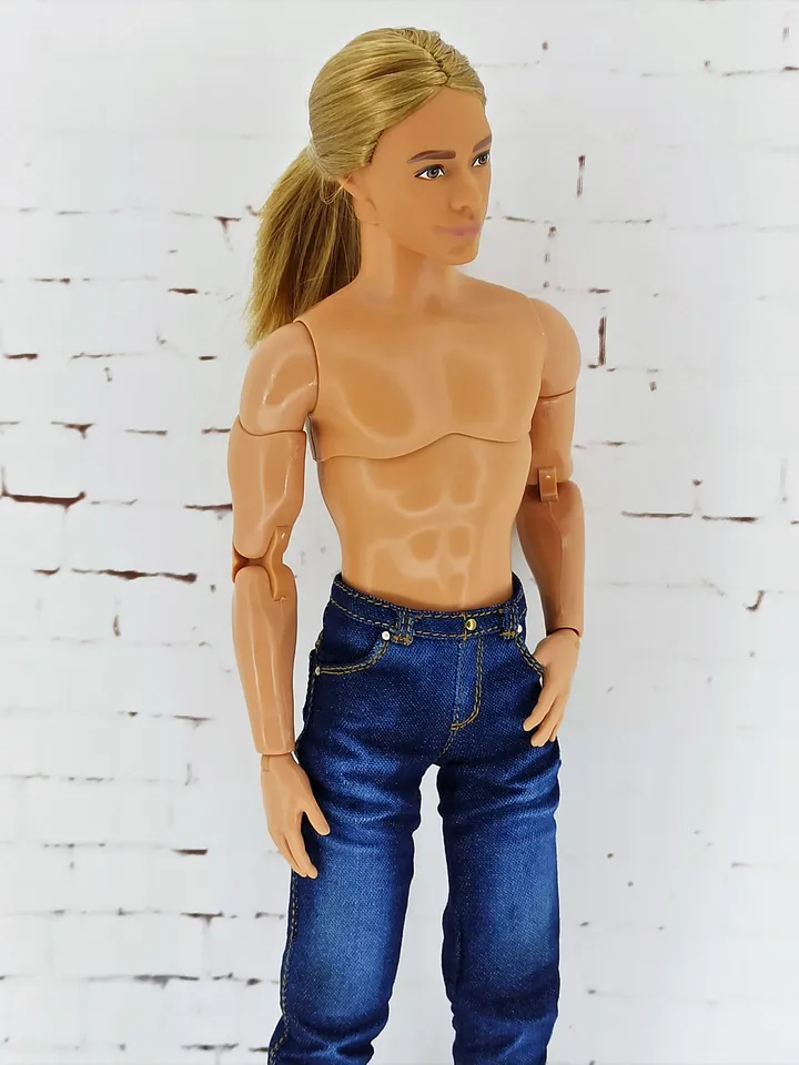 Dark blue jeans for Ken doll and other similar dolls