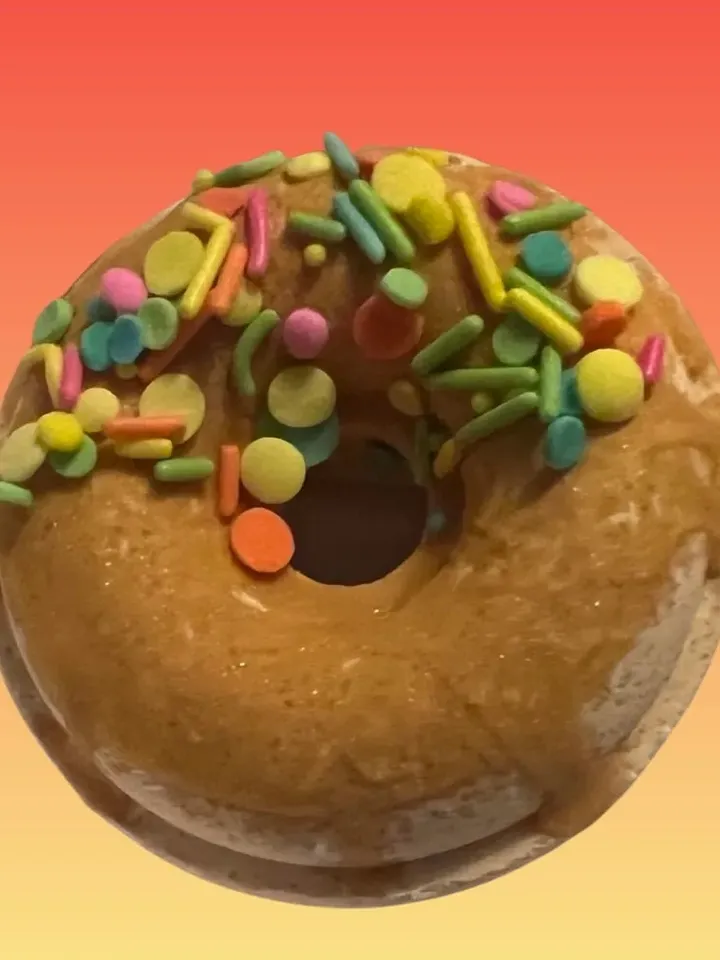 Golden Bubble Donut Bath Bomb