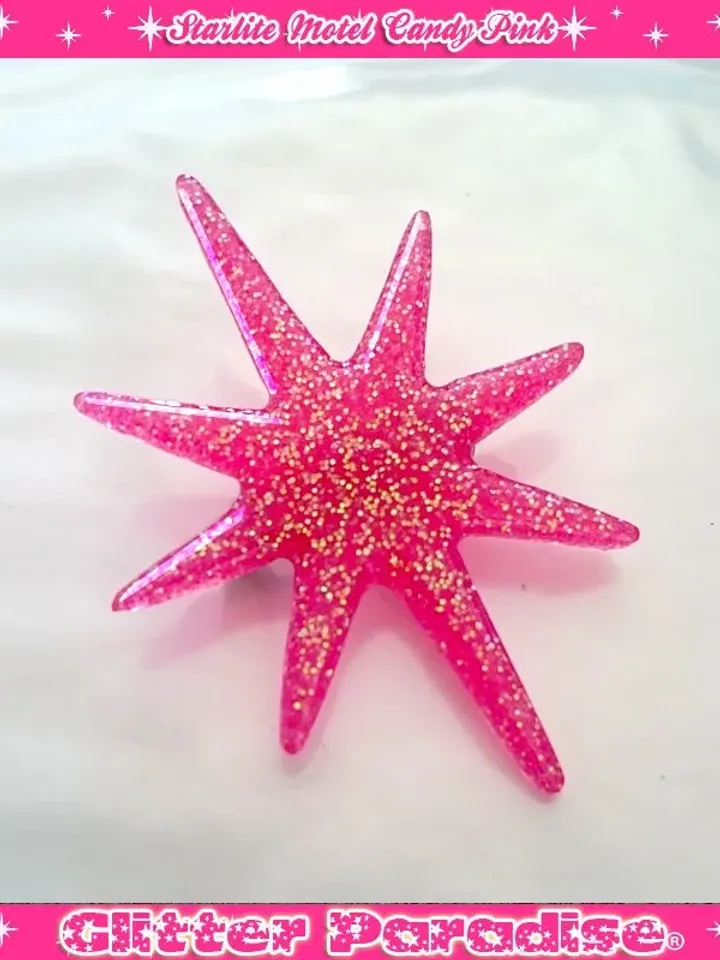 Motel Starlite - Brooch - Starlite Brooch - Starburst Brooch - Retro Star - Motel Star - 50's - Mid-Century Modern - Glitter Paradise®