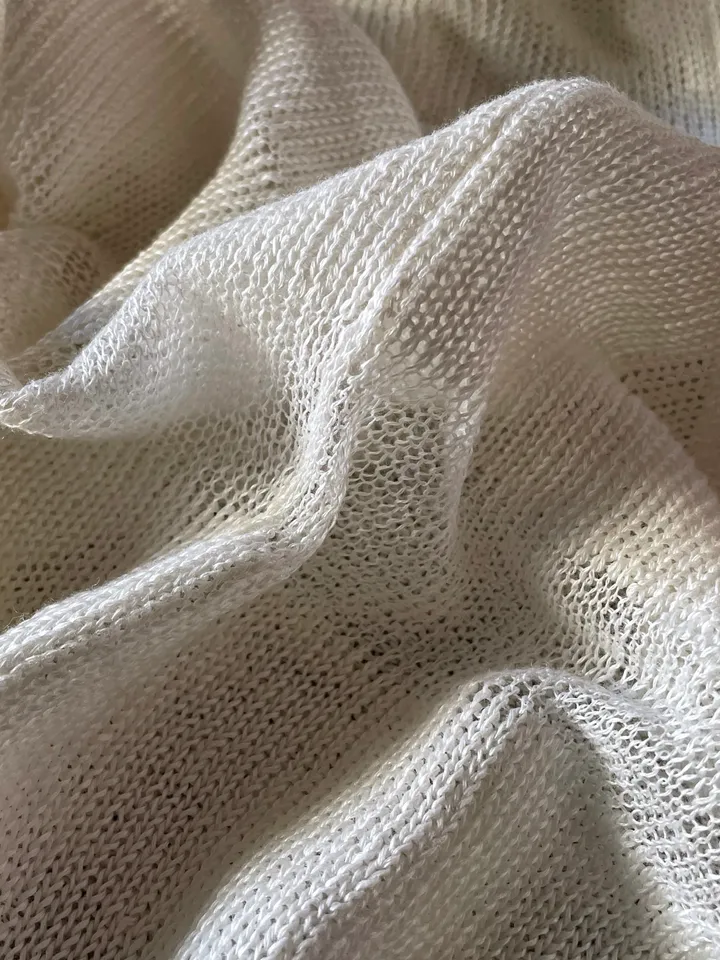 Linen knitted top