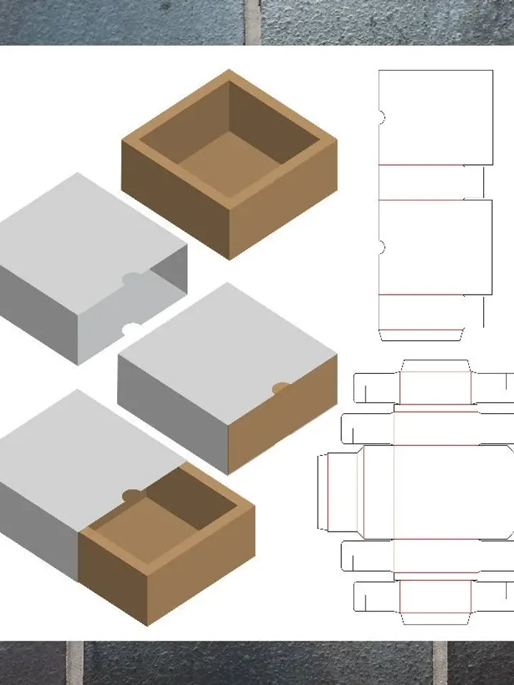 Box template Gift box SVG Party Favour Box Cricut Box PDF printable pattern Instant download box gift package paper pattern
