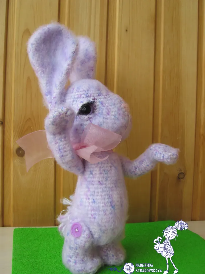 TUTORIAL: Lavender Bunny, detailed crochet pattern*