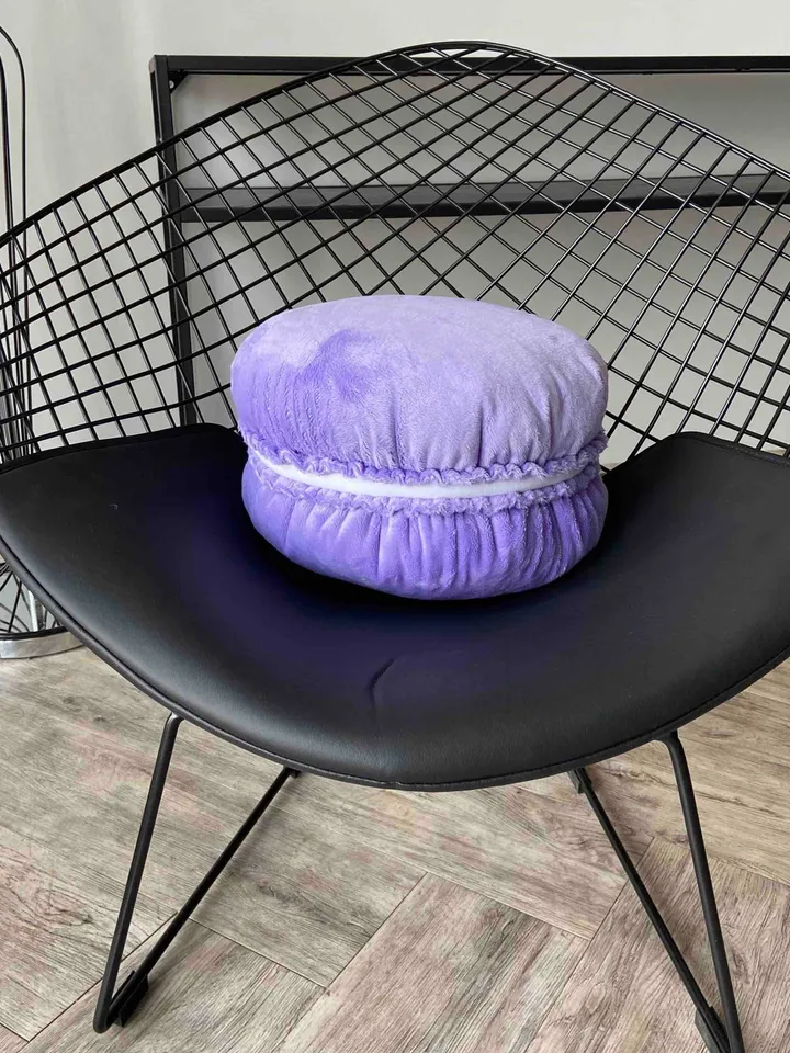 Macaroon pillow Lavender / macaron pillow / plush macarons / macaroons cushion / french macaron / french cookie