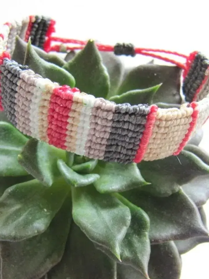 Set 2xMacrame bracelets, knot bracelet, hippie bracelet, boho bracelet, macrame jewelry, women bracelet, unisex bracelet, gift