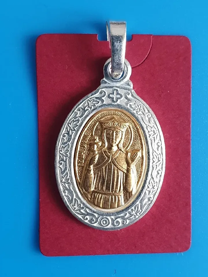 St Irene the Greatmartyr of Thessalonica religious blessed icon medallion free shipping | Orthodox store