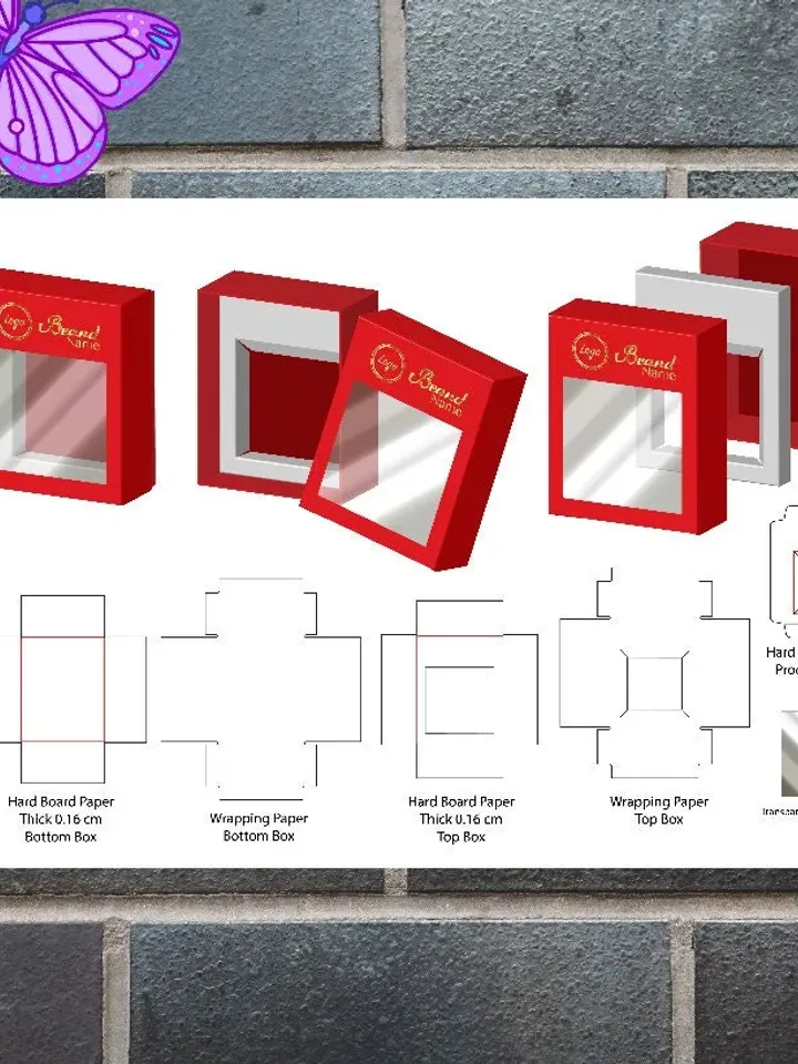 Box template Gift box SVG Party Favour Box Cricut Box PDF printable pattern Instant download box gift package paper pattern