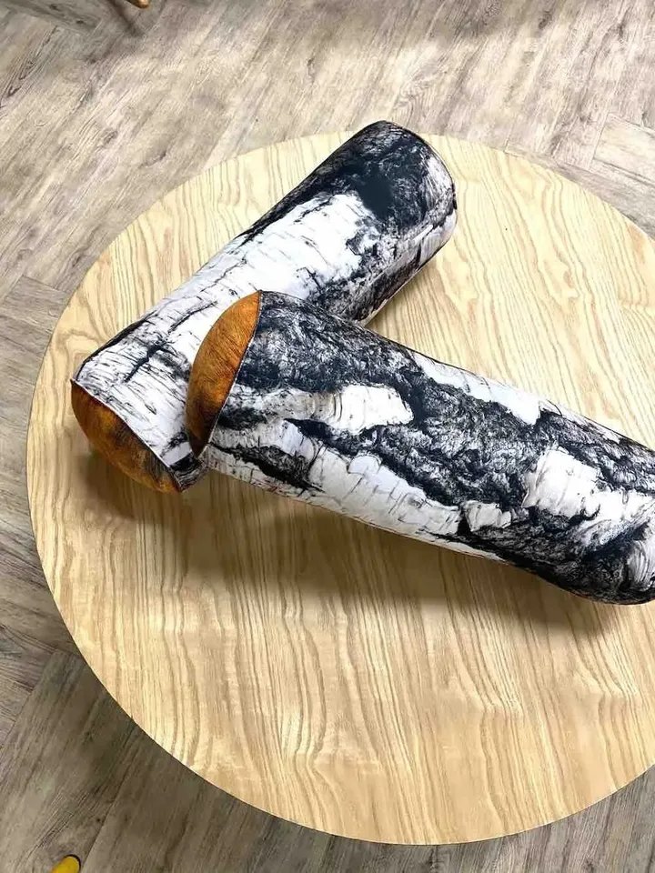 Tree log pillow / birch tree log / birch roll pillow/ Tree Log Bolster / birch tree cushion / birch log / wood pillow / woodland lover