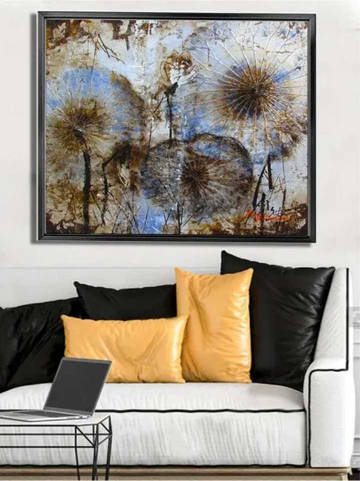 Abstract Print on Canvas , Floating Frame Option, Modern Wall Art, Extra Large Canvas Wall Art
