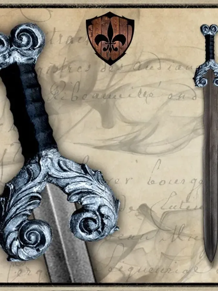 Valencia (silver) foam LARP sword for live action role playing or cosplay.*TAX INCLUDED*