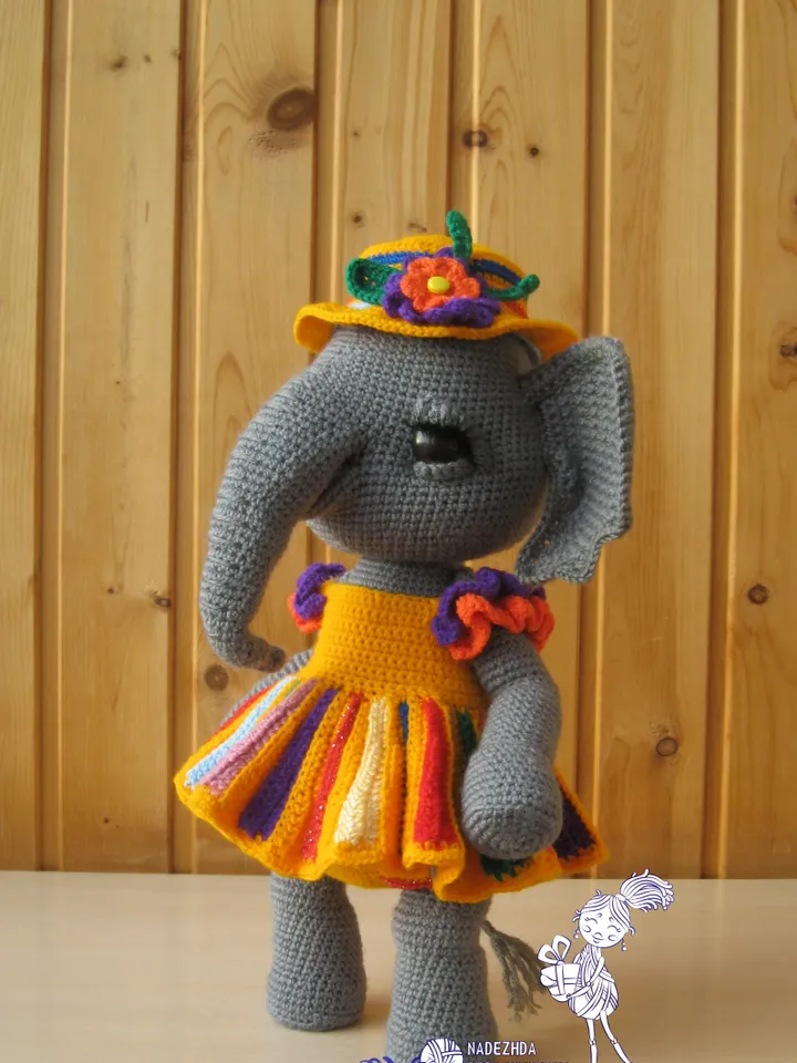 PATTERN: Elephant Martha crochet pattern*