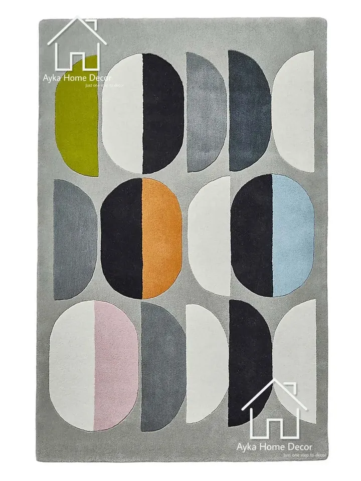 New Bonnie Hand Tufted 100% Pure Woolen Area Rug For Hall Kitchen Living Room Bed Room Bath Room Dining Room Kids Room Carpet / Christmas