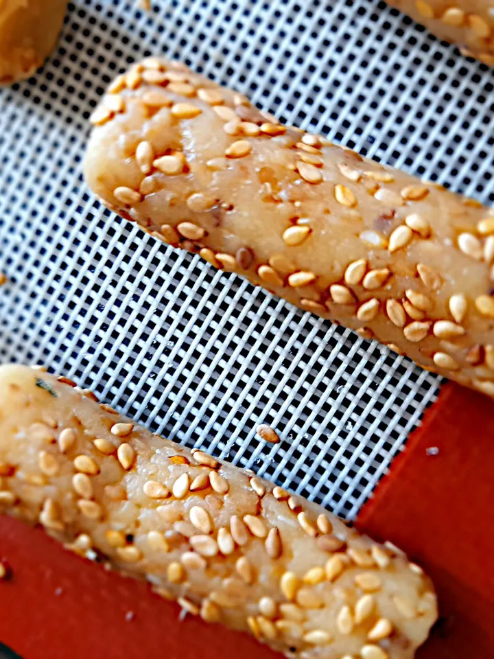 Sesame Finger Cookies | Handmade Sweet Cookies with Sesame