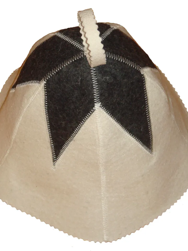 Wool Sauna Hat WHITE NEW