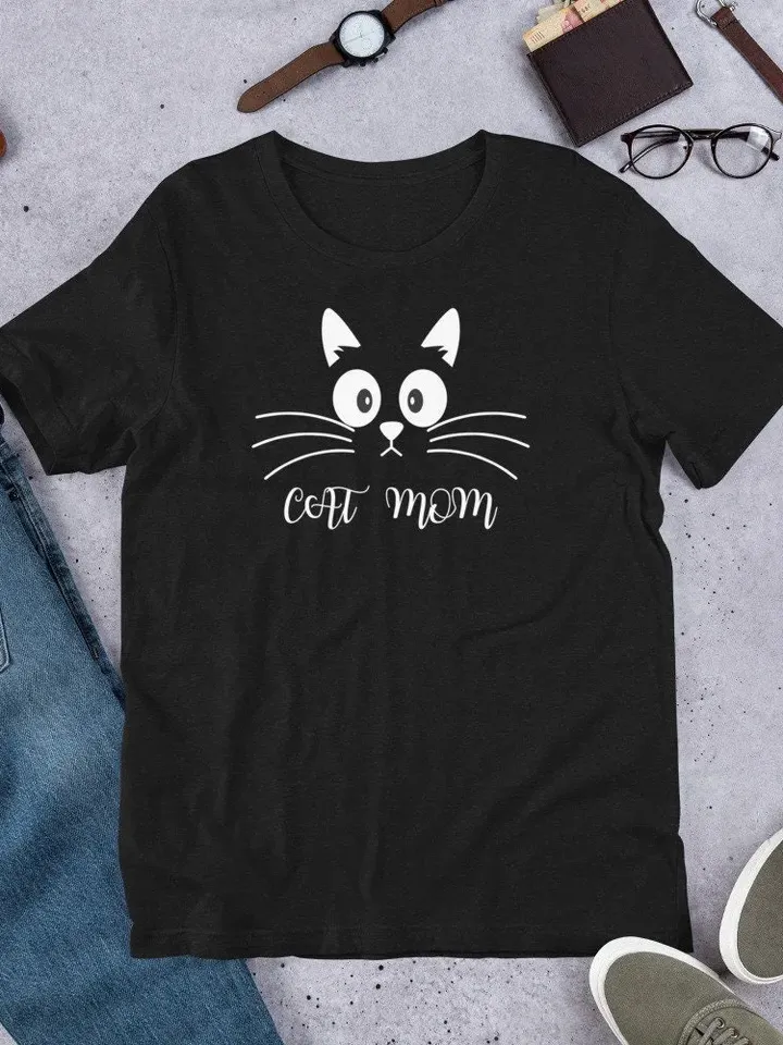 Cat Mom Shirt Women Gift  Mom Tee | Cat mama | Mom gift t-shirt
