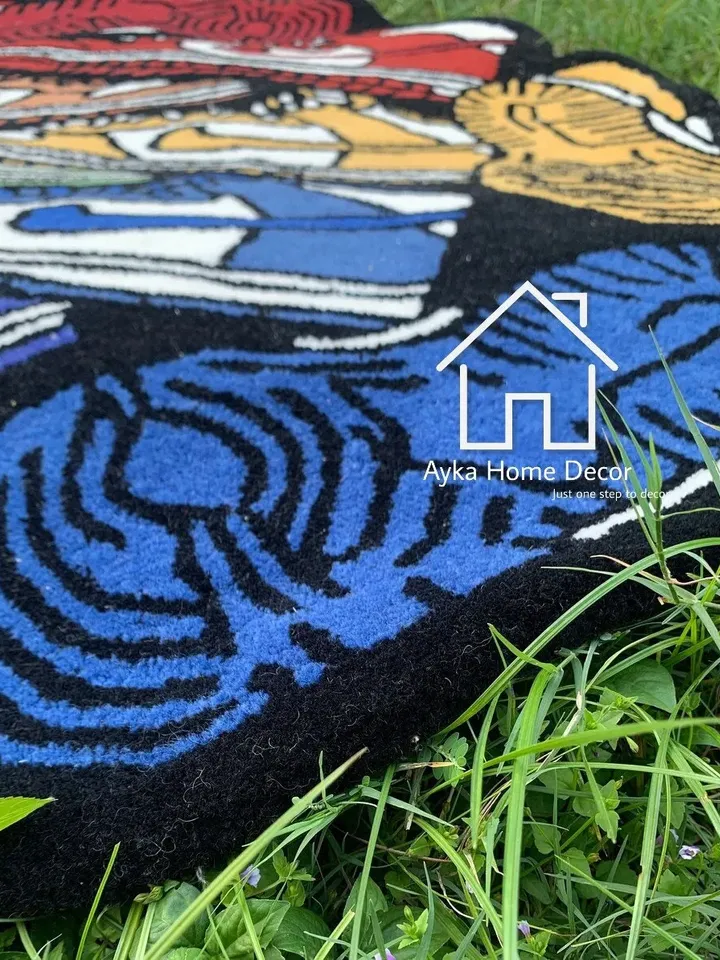 Ayka Multi Kids Woolen Area Rug For Hall Kitchen Living Room Bed Room Bath Room Dining Room Kids Room Carpet / Shoes Design / Christmas