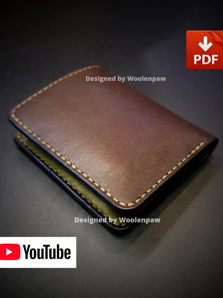 ID - wallet - leather pattern.BF21
