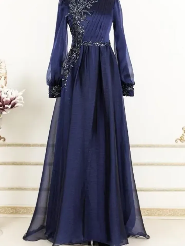 AHUNARE HIJAB - Wedding Dress, Muslim Evening Gown, Nikah, Islamic Wedding, Engagement, Bridesmaid,