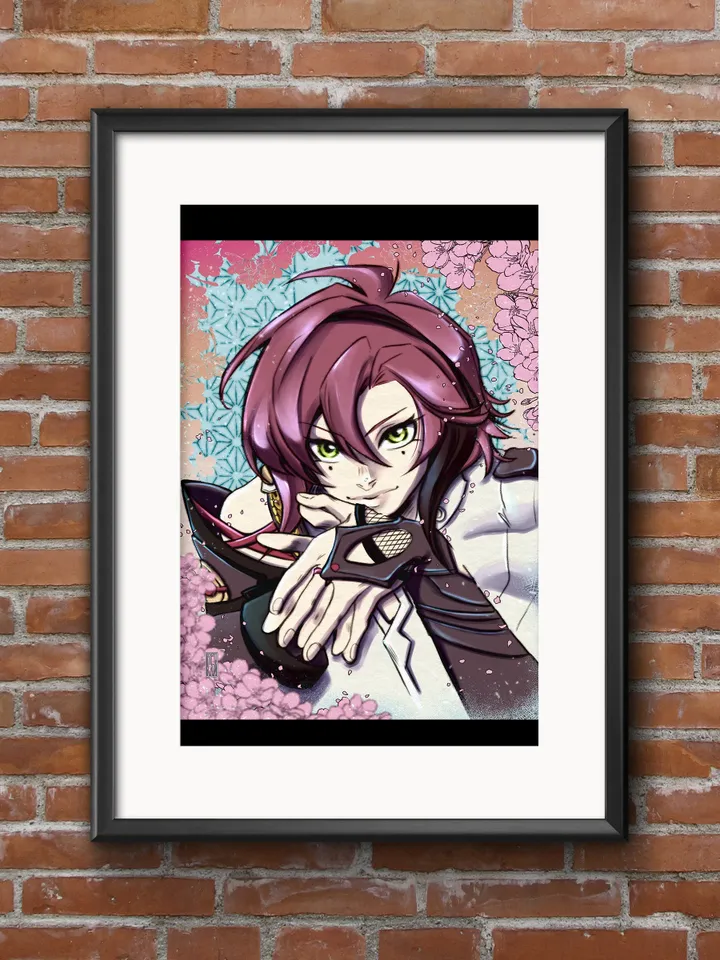 Heizou | Genshin Impact Anemo Druck/Poster Matt | Shikanoin Heizou Genshin | A4 Größe (210 x 297mm, 8,3 x 11,7 Zoll)