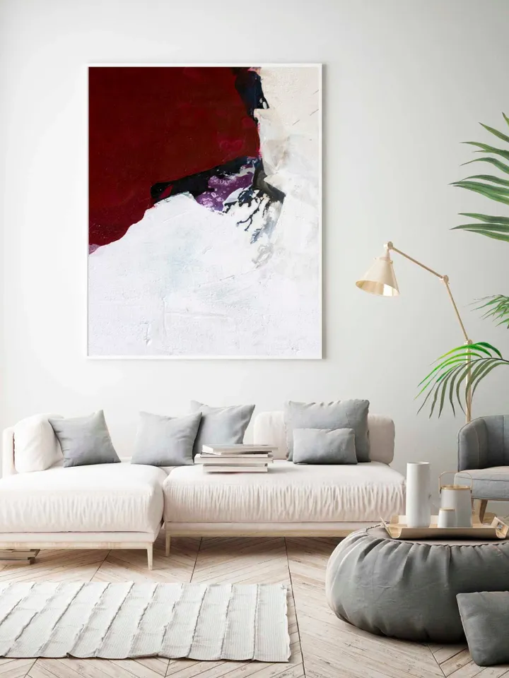 Abstract Art Print, Decorative Painting, Extra Large Aesthetic Paintings On Fine Art Paper Or Canvas, Original Canvas Art For Room Decor