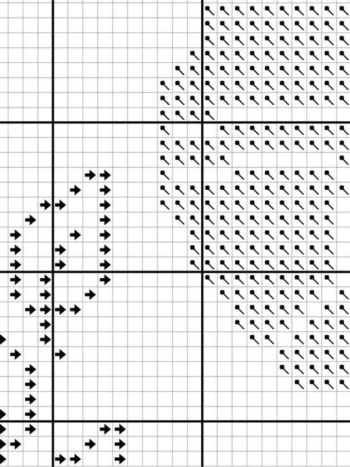 Be brave Cross Stitch Pattern. Nursery Cross Stitch. Animal Cross Stitch.