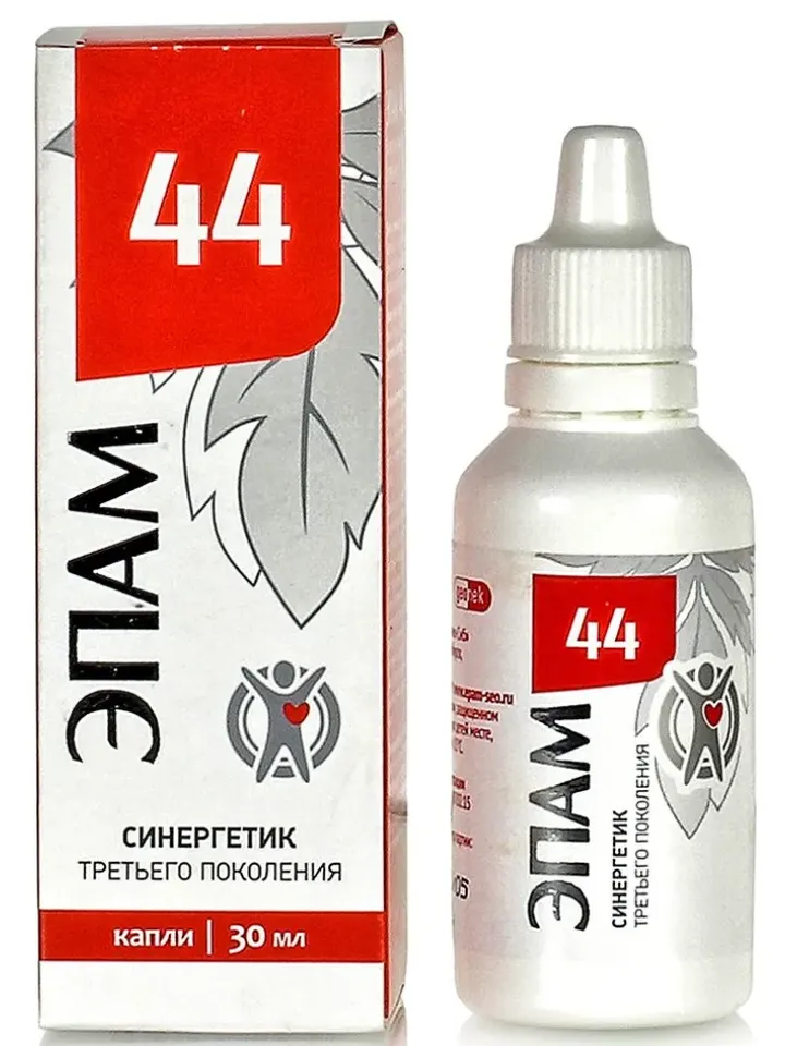 Epam 44 30ml. Propolis herbs for hypertension, ischemia, vegetoneurosis, vascular atherosclerosis