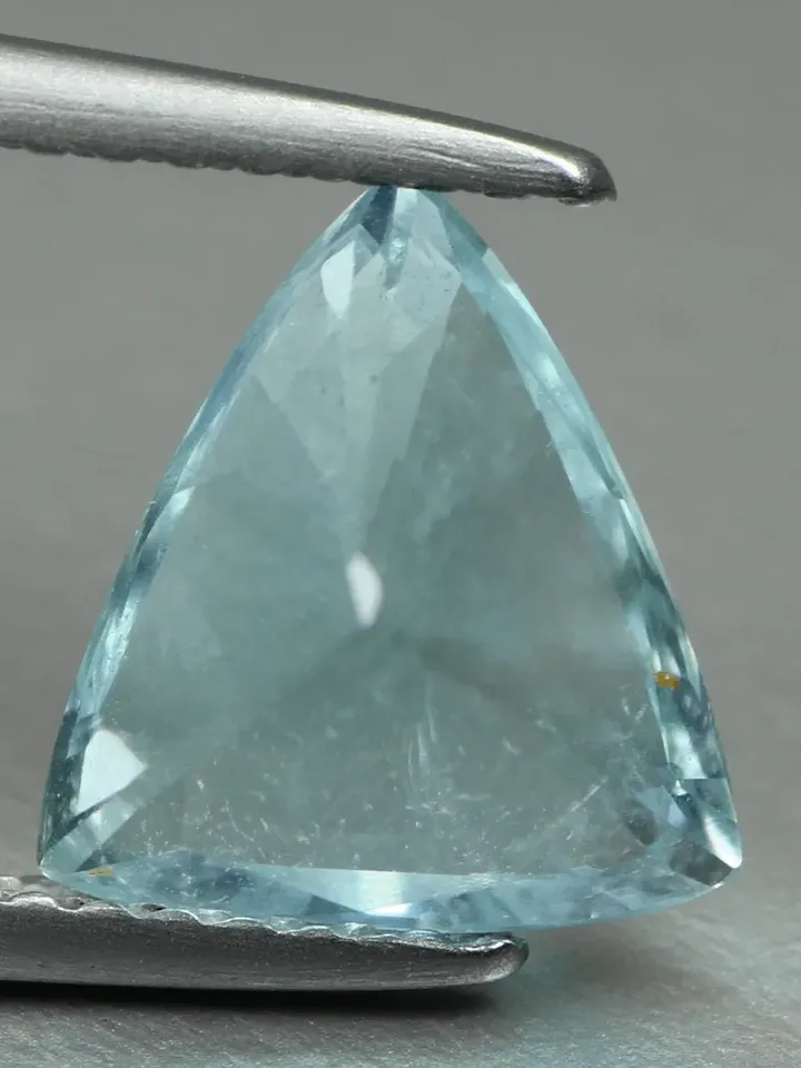 2.00 CT Fabulous Trillion Cut Unheated 100% Natural Blue Aquamarine