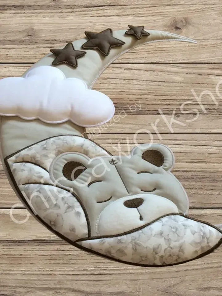 ITH Ghirlanda Luna - Ricamo a macchina con tutorial