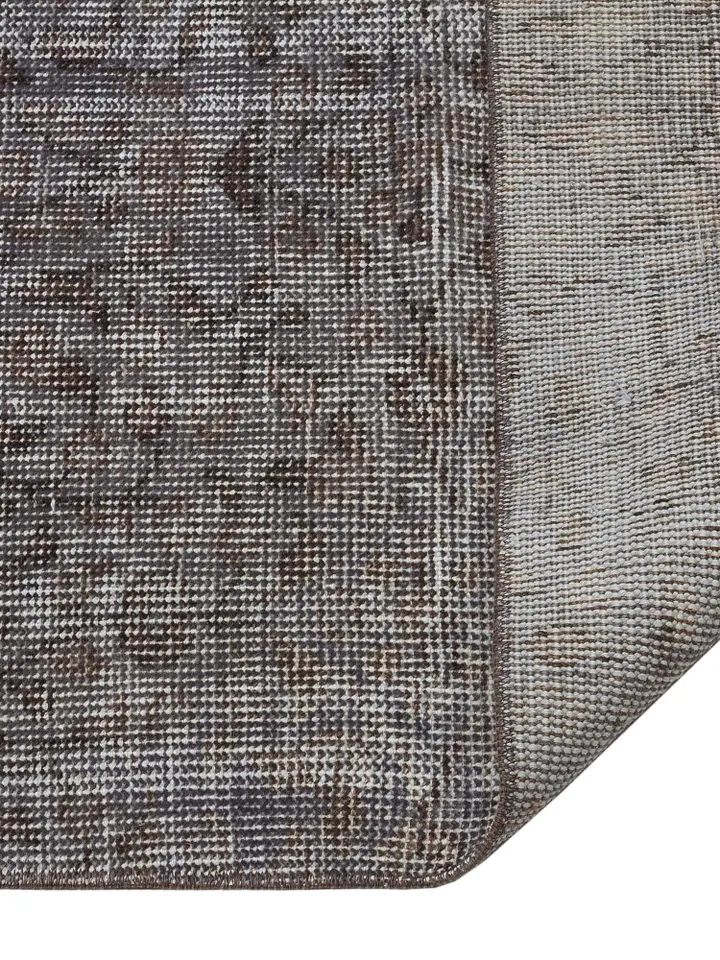 TurkishTales: Handmade Gray Rug, Vintage Turkish Carpet, 163x255cm, a Tale of Beauty and History.