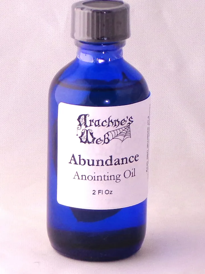 Abundance Ritual Oil, Anointing oil for candles, oil for magic, fragrant oil for candle magick, witch's anointing oil for money spells