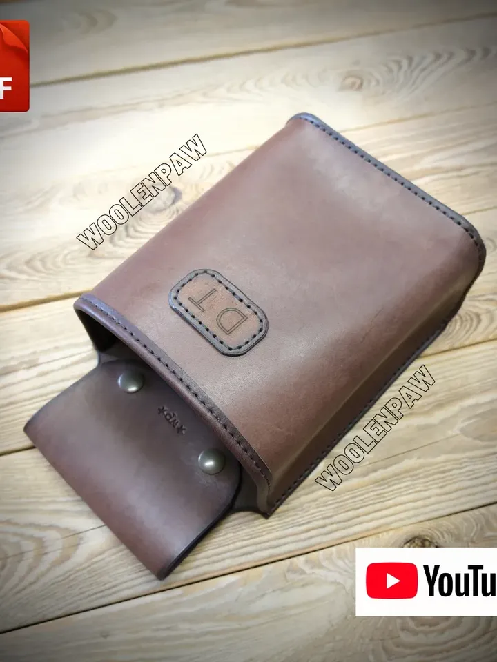 Leather pattern - shotgun ammo pouch. BG19