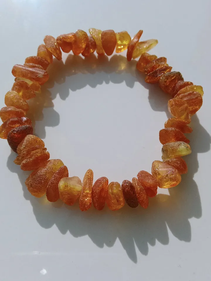 Natural Amber Bracelet Raw Amber Healing Stone Bracelet Amber jewelry Baltic amber beads bracelet small beaded bracelet