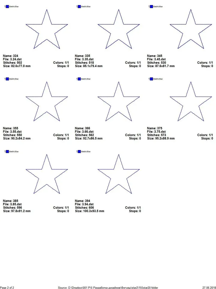 Star Machine embroidery design Star contour Star embroidery design outline Star Design Embroidery star Digital design Mini embroidery
