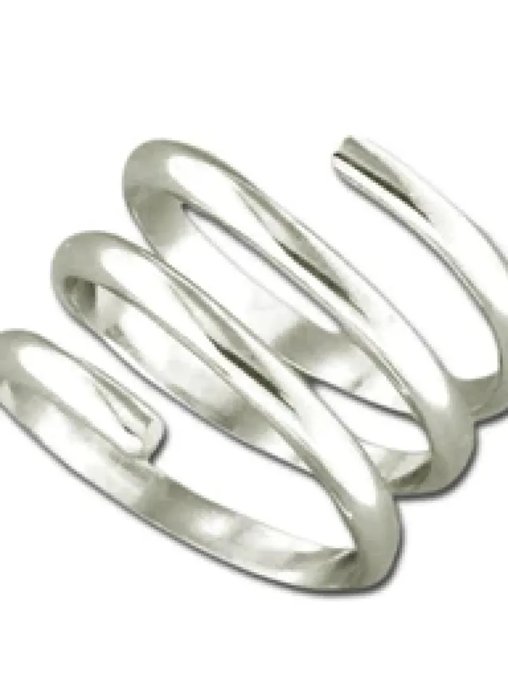 Wide Toe Ring · silver toe ring · Sterling Silver Yoga Wrap Swirl Adjustable Toe Ring · toe rings for women · midi ring · birthday gift idea