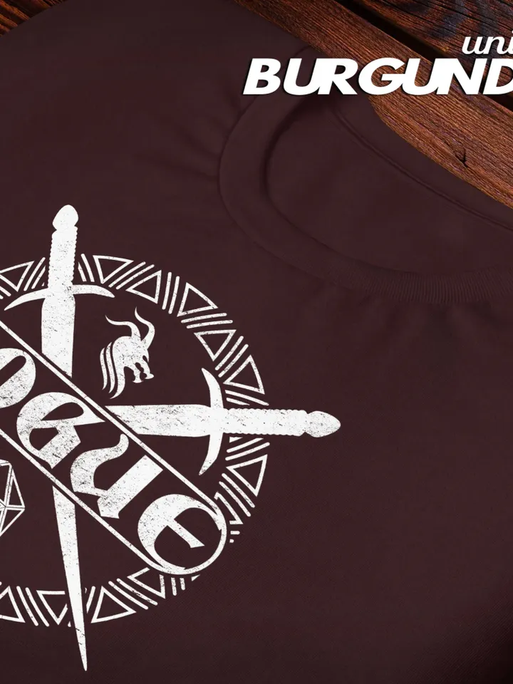 Rogue Roleplaying T-Shirt | Unisex DnD Inspired Tshirt, War Gaming Shirt, RPG Tee, Distressed Gift for Geek