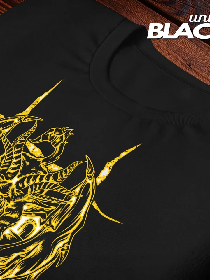 Chimera T-Shirt | Greek Mythology Unisex Tshirt, Lovecraftian Horror Three Headed Monster, Lion Snake Goat Tee, Occult Fashion Top