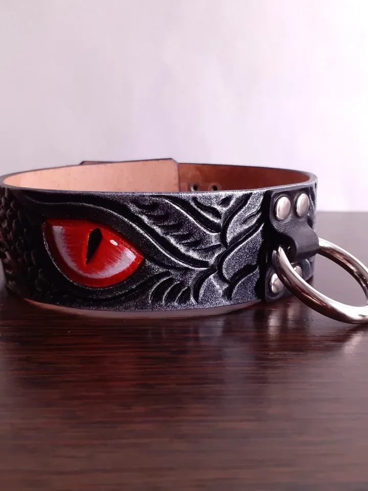 Luxury Dragon BDSM collar for submissive
