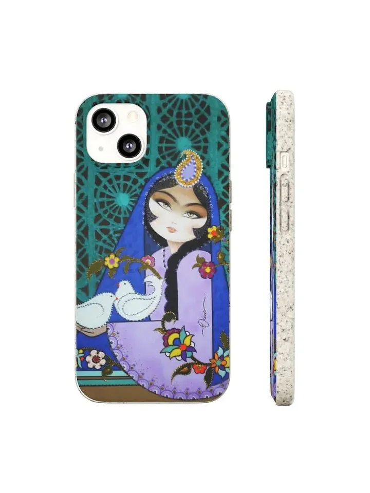 Biodegradable Persian Design Phone Case | Persian Art iPhone Samsung Case Cover
