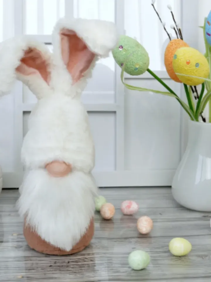 Easter Bunny Gnome Pattern, Video Tutorial, Bunny Patterns, DIY Bunny Pattern, PDF Gnome Patterns, Gnome Pattern, Easter