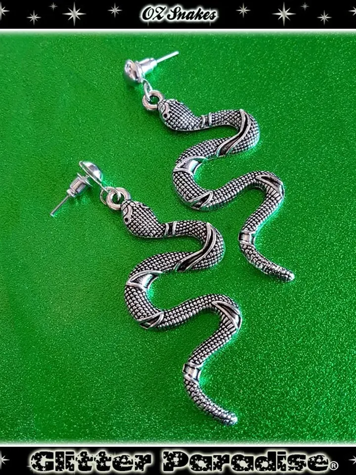 OZ Snakes - Boucles d'Oreilles - Serpents - Magie - Wicca - Witchcraft - Salem - Neo-paganism - Sorcellerie - Glitter Paradise®