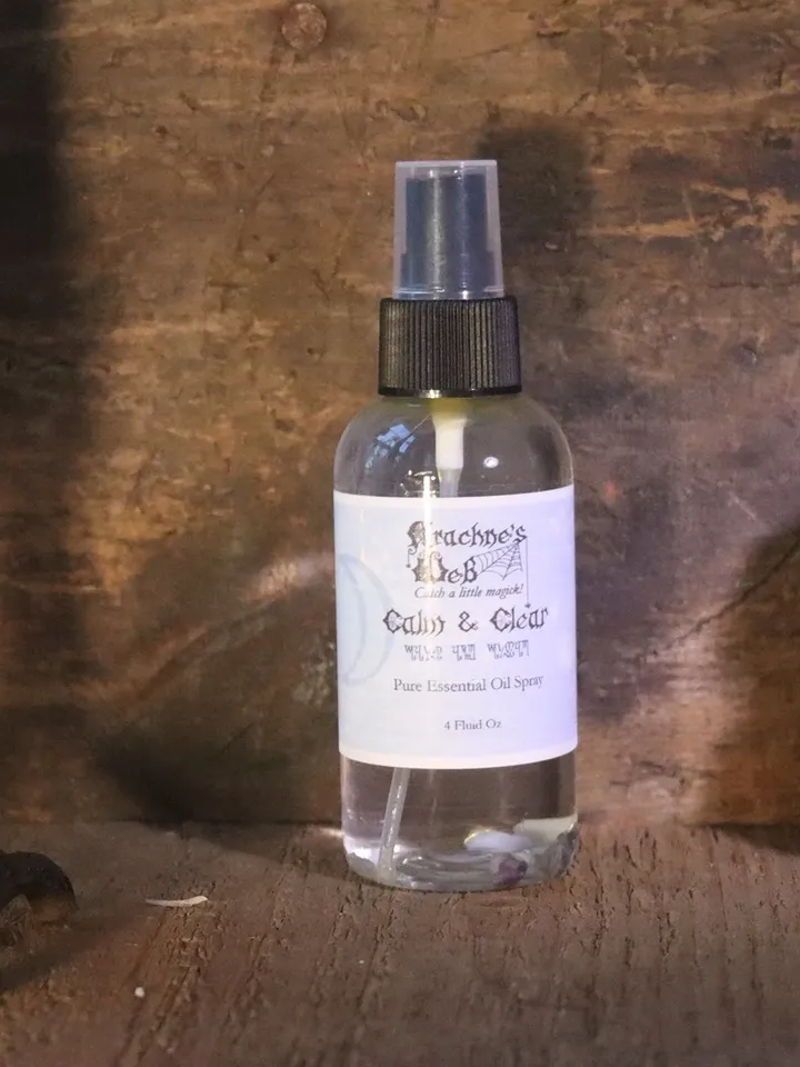 Calm and Clear Spray, Witches Peace Spray, Soothing and Calming Spray, Witches Spray for Overactive Mind, Room and Body, Clarity spray