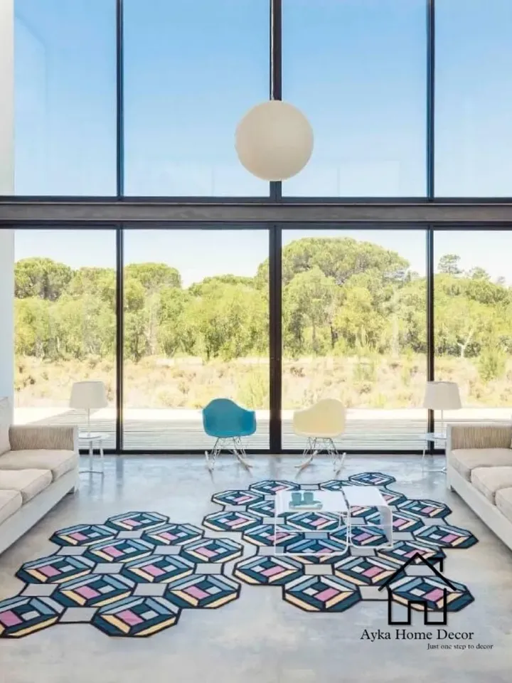Gego Geometric 100% NEW ZEALAND WOOL Rugs Hand Tufted Rugs Contemporary Rugs Abstract Rugs Modern Rugs Handmade Hand Tuft Rugs Designer Rugs