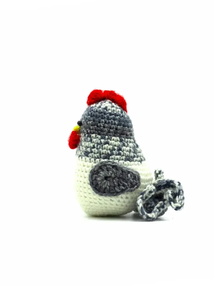 Easter chicken toy, bird farm animal, Easter table decor, Easter ornament decor, farm themed nursery, bird plush Easter