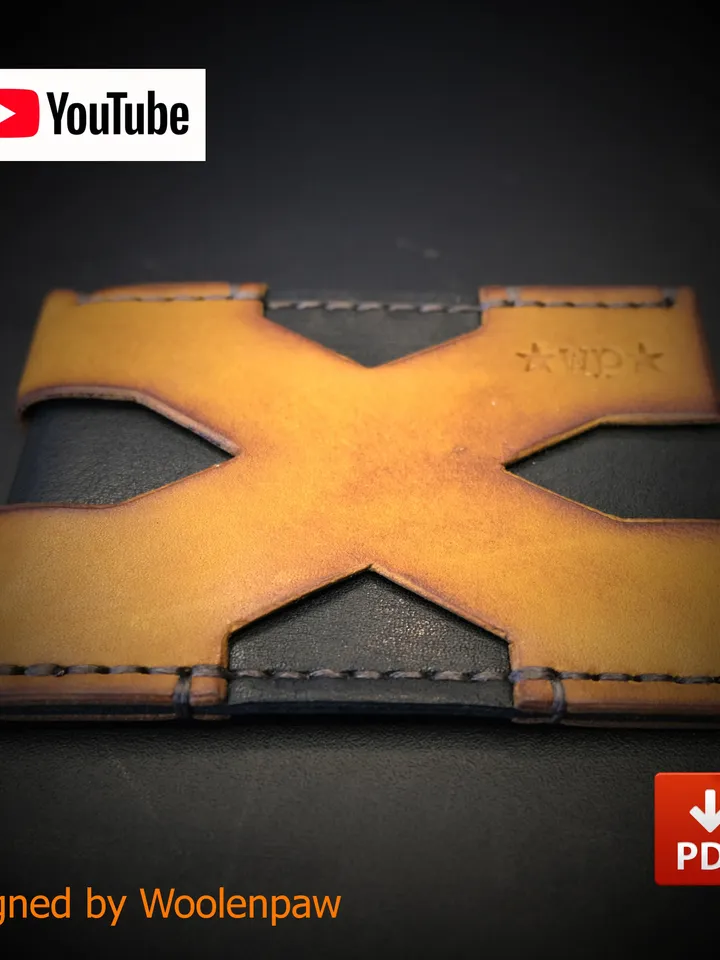 X-Pocket wallet - leather wallet by Woolenpaw MW5